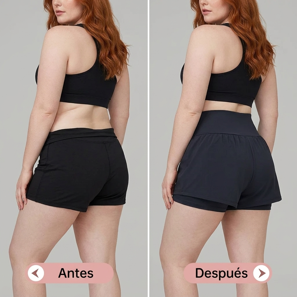 La misma persona. El mismo cuerpo. Otro short.